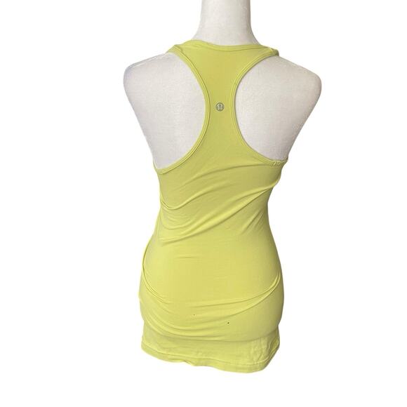 Set of 2 Lululemon Tank Top No Size Small VNeck Racerback Red Neon Green - Picture 13 of 16